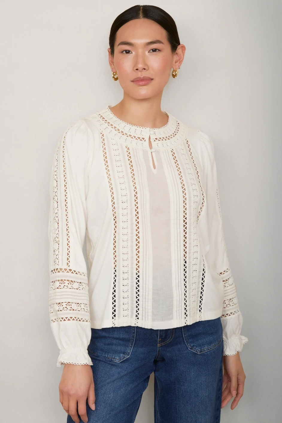 Roseanne Top - Ivory - Image 2