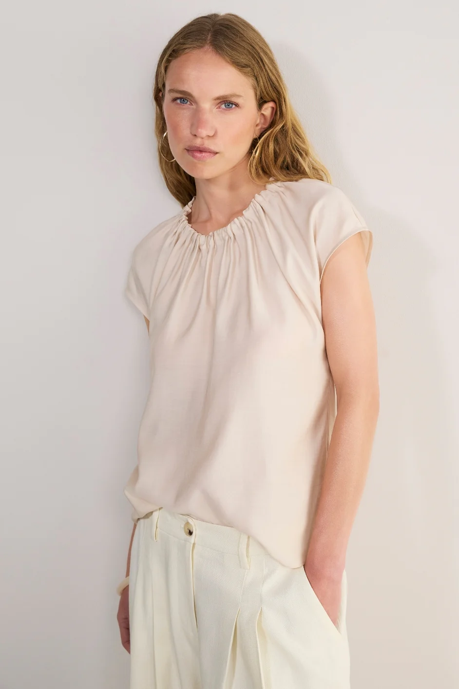 Sadie Blouse - Oyster - Image 2
