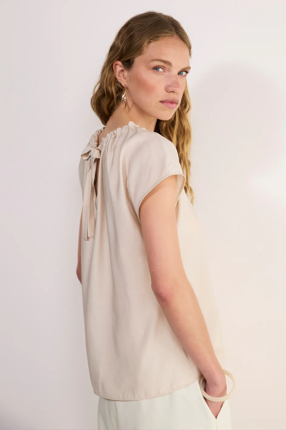 Sadie Blouse - Oyster - Image 5