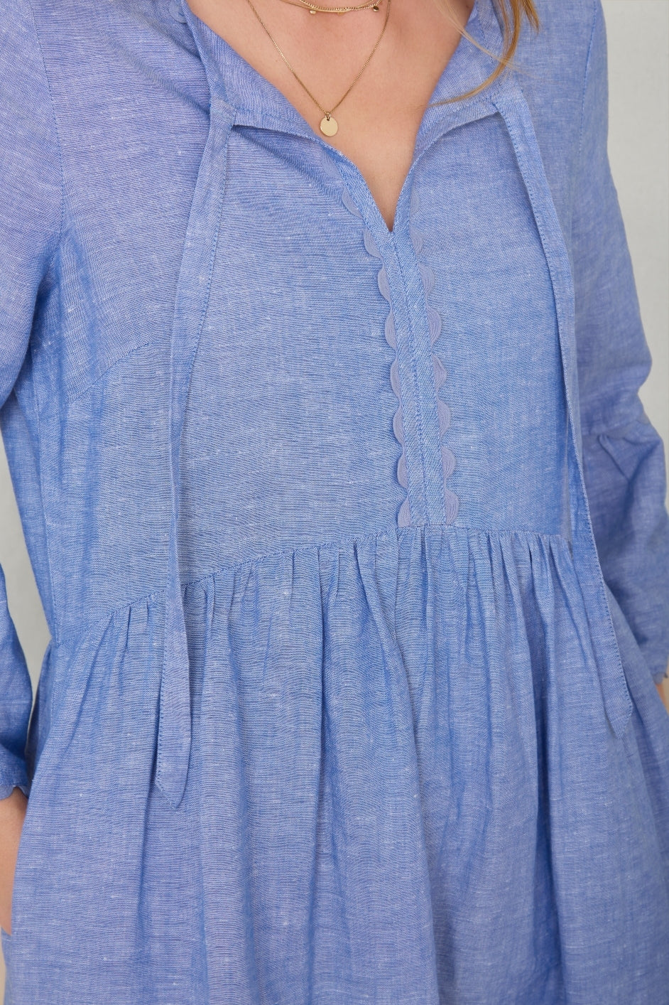 Shiloh Dress - Chambray - Image 5