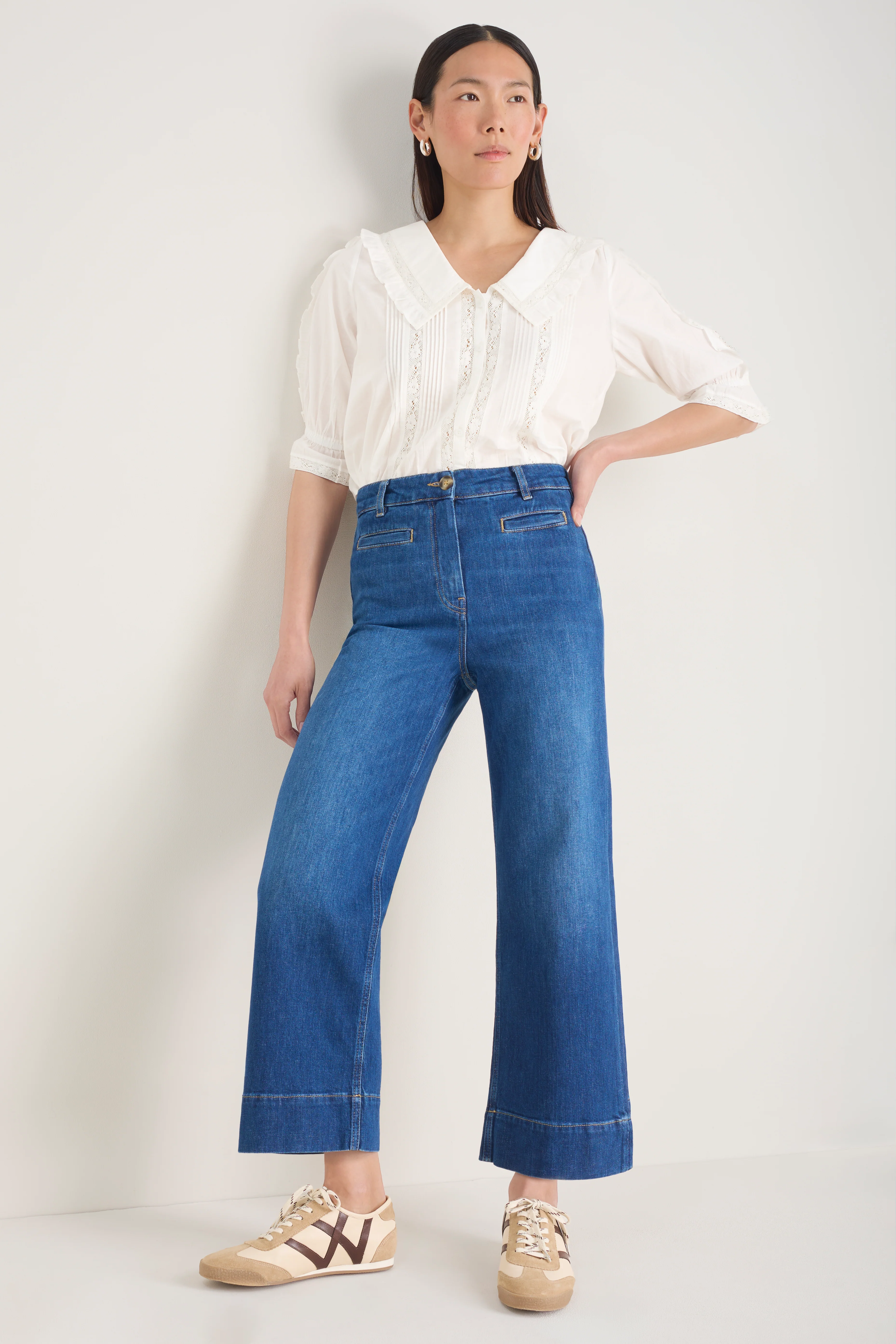 Sienna Welt Pocket Jean - Mid Wash - Image 3