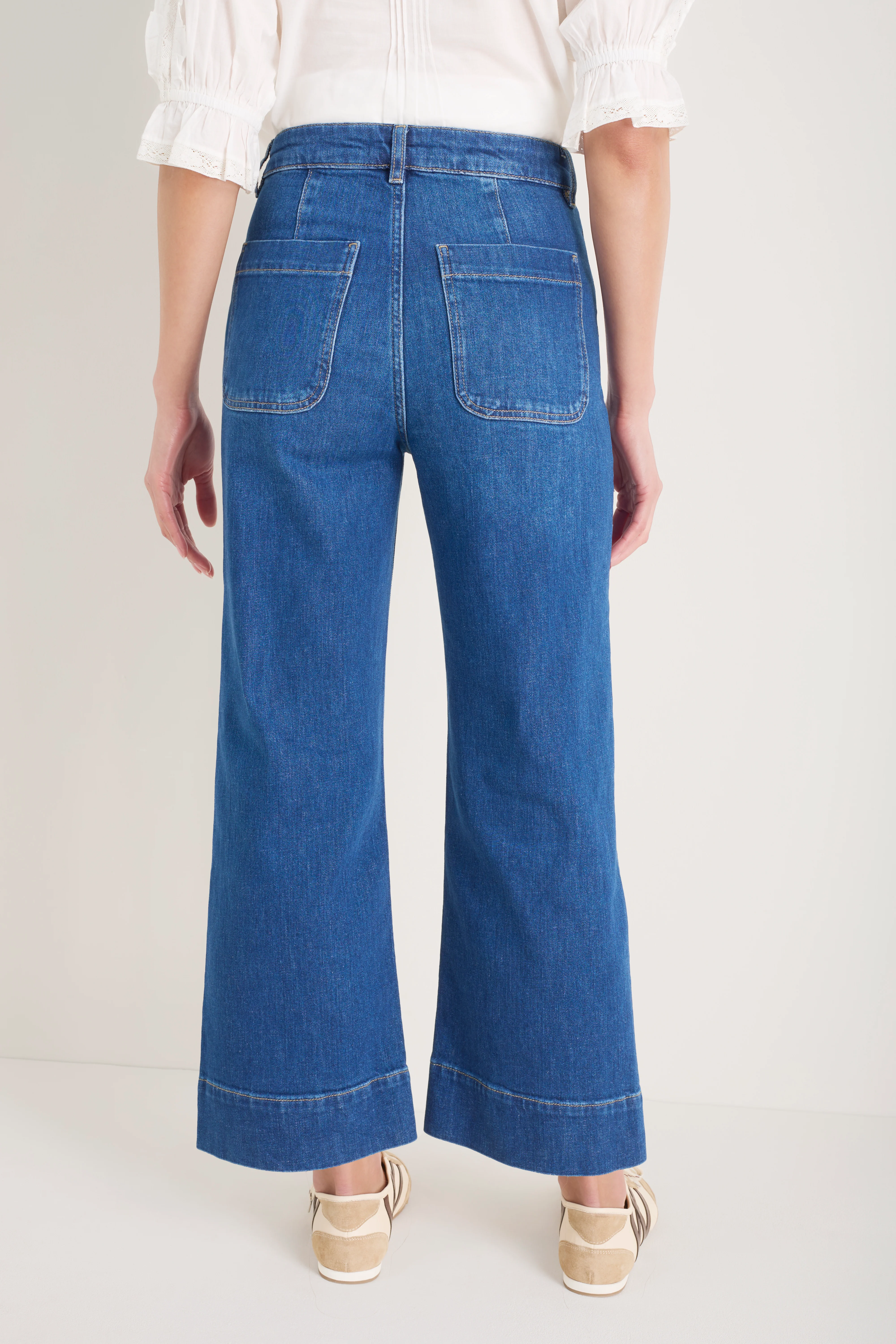 Sienna Welt Pocket Jean - Mid Wash - Image 4
