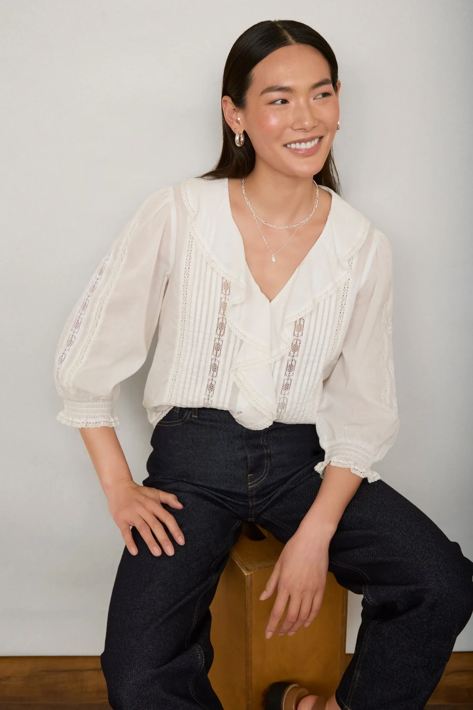 Sierra Blouse - Ivory - Image 2