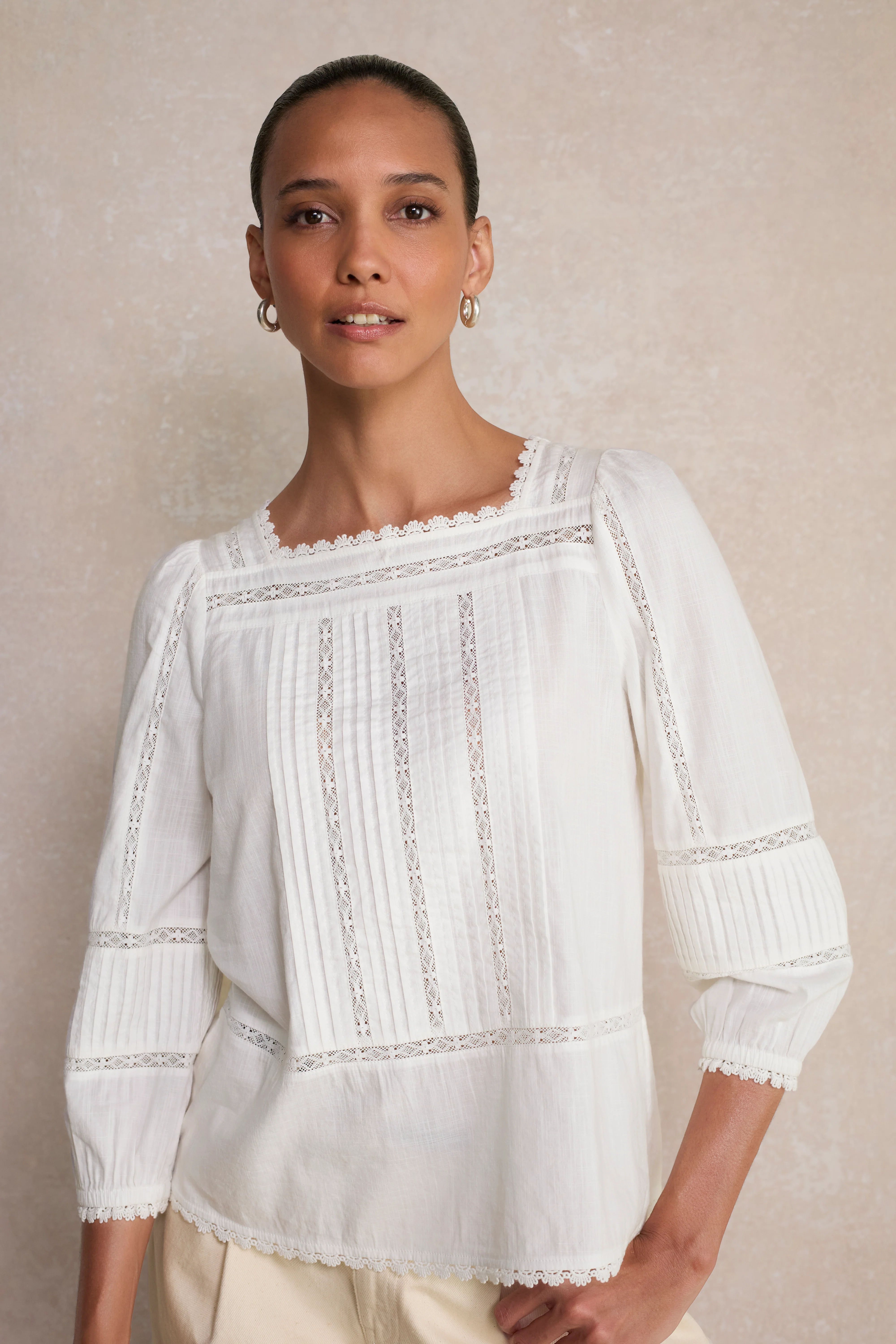 Sofia Blouse - White - Image 3