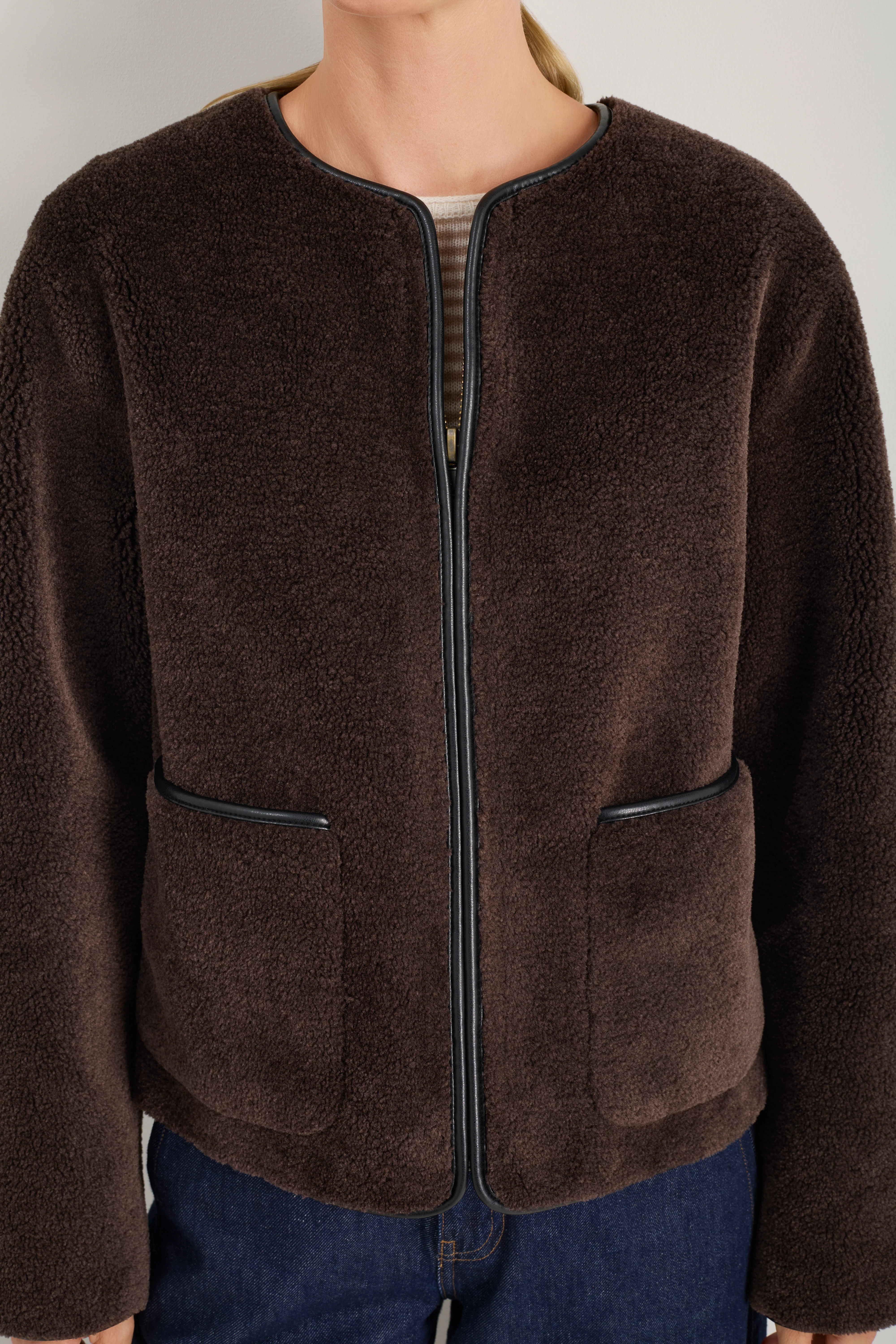 Sophia Borg Jacket - Cocoa - Image 2