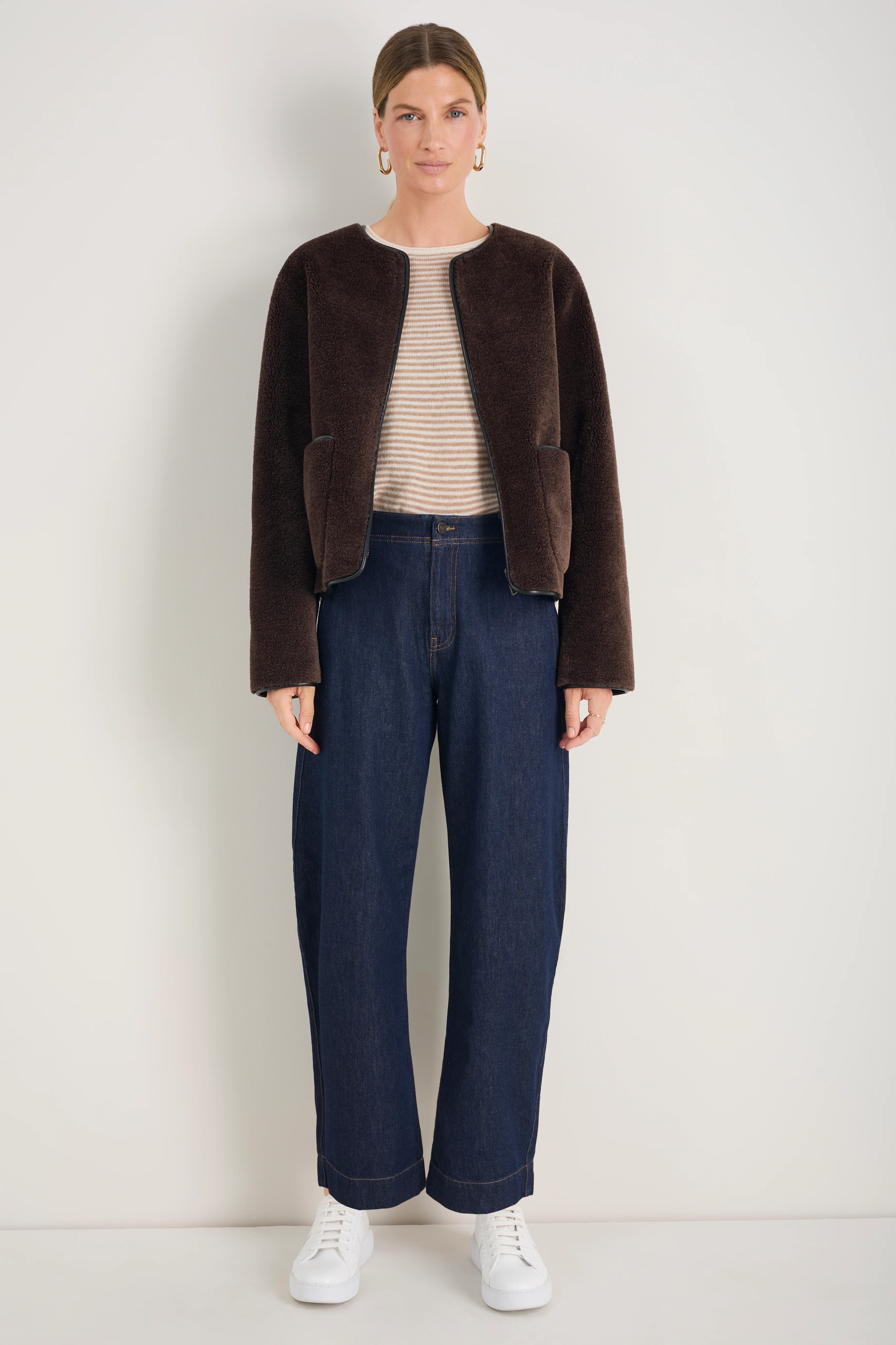 Sophia Borg Jacket - Cocoa - Image 3