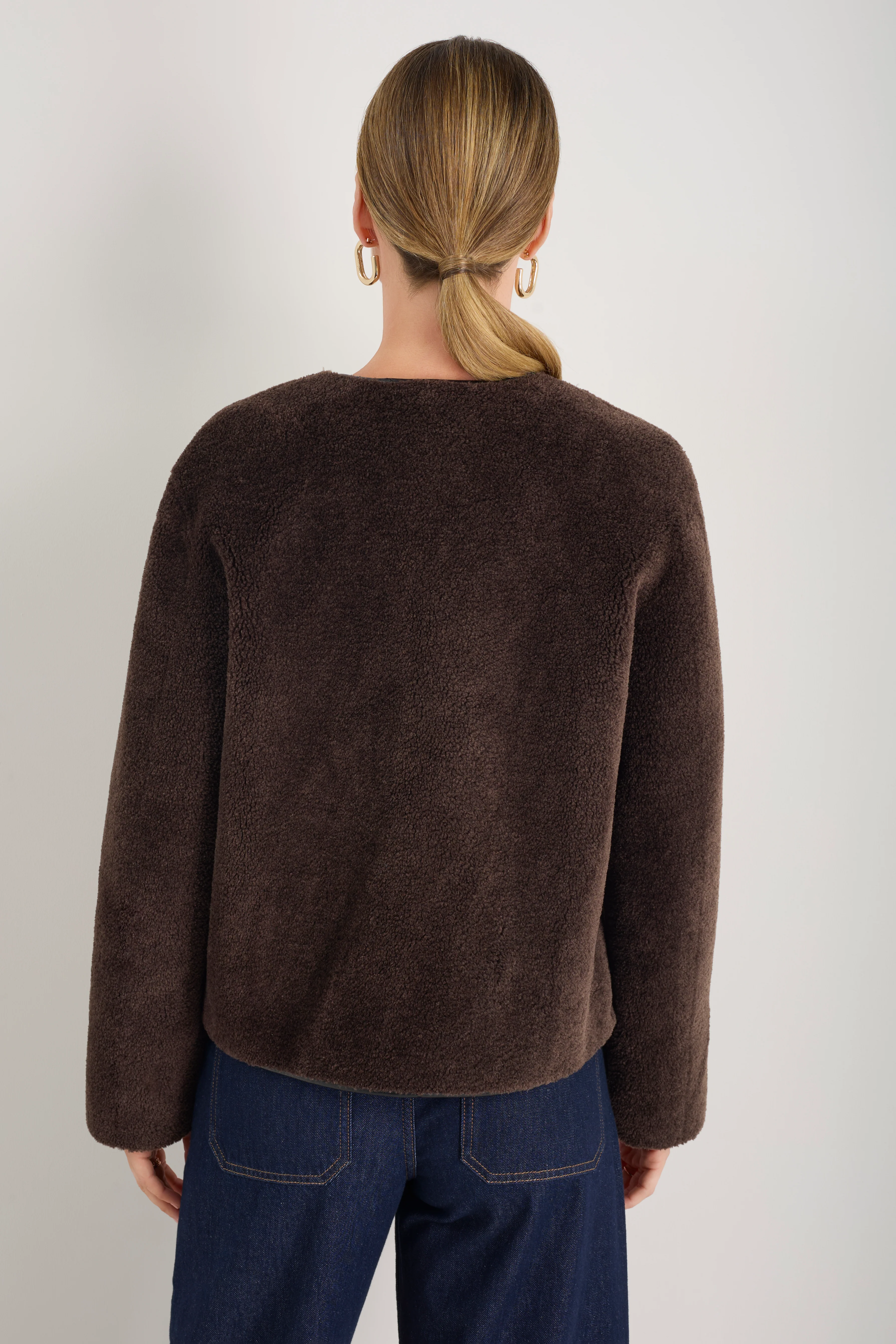 Sophia Borg Jacket - Cocoa - Image 4