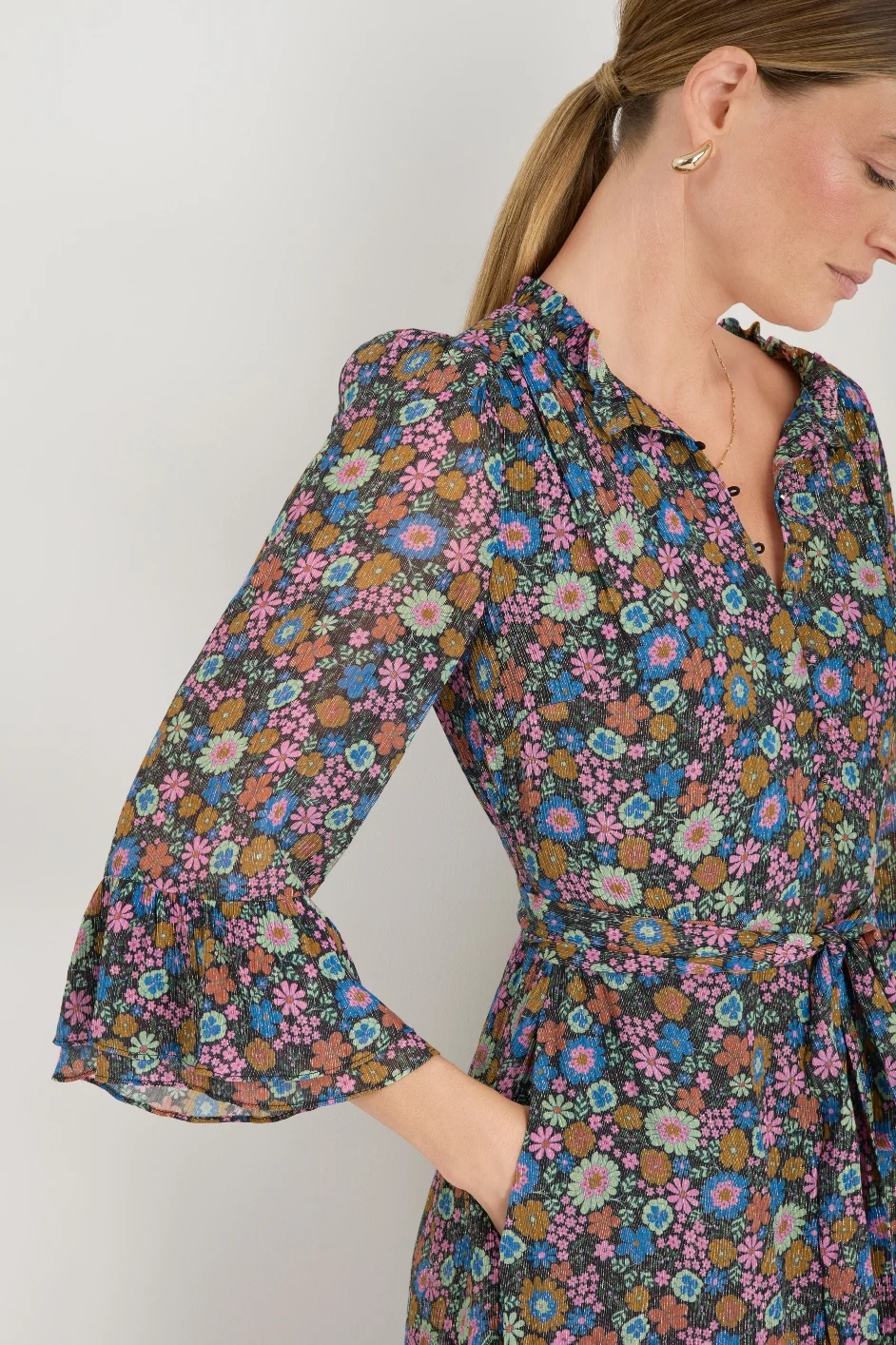 Stevie Dress - Midnight Multi Floral - Image 2