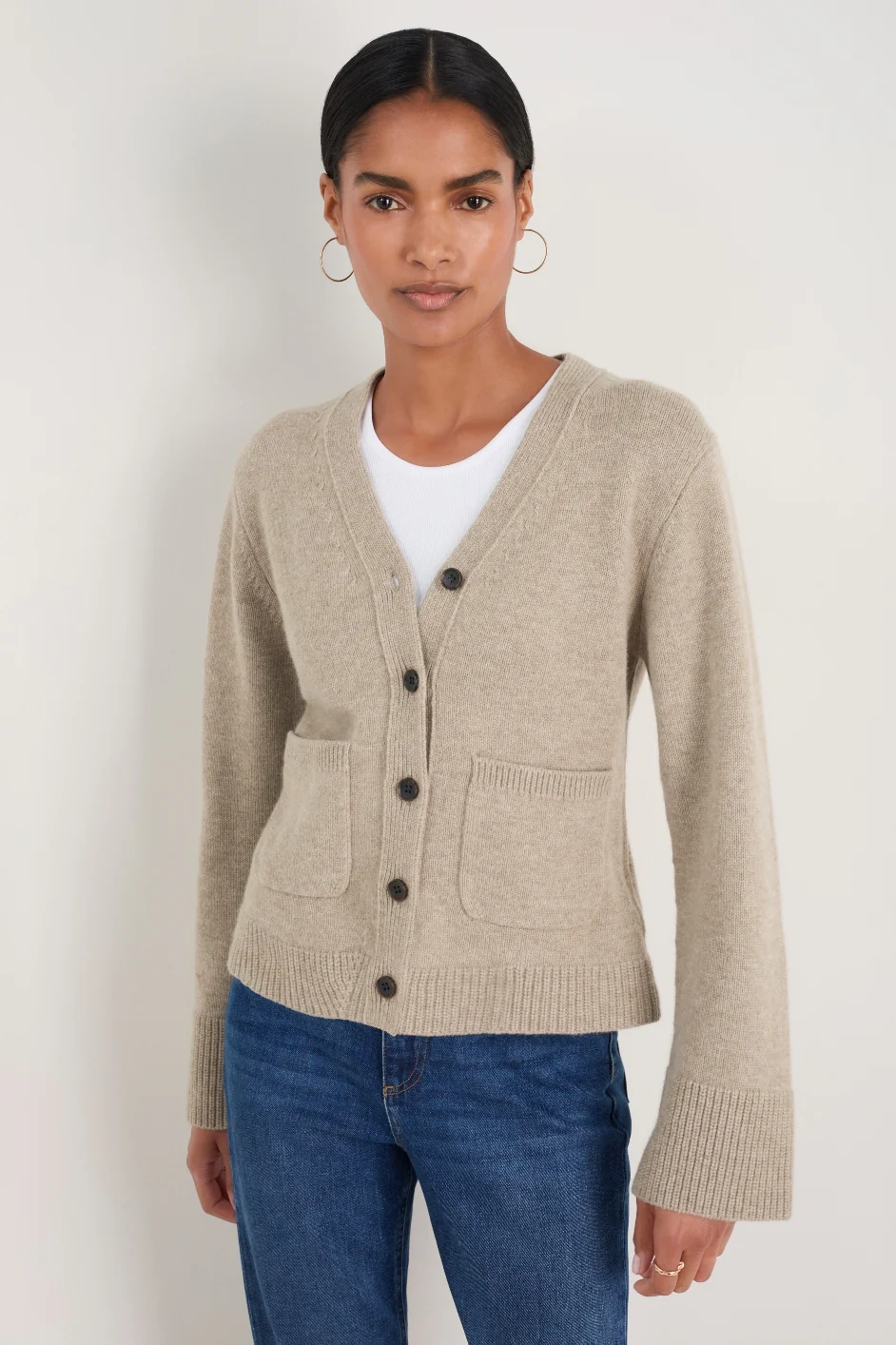 Suri Cardigan - Oat Melange - Image 5