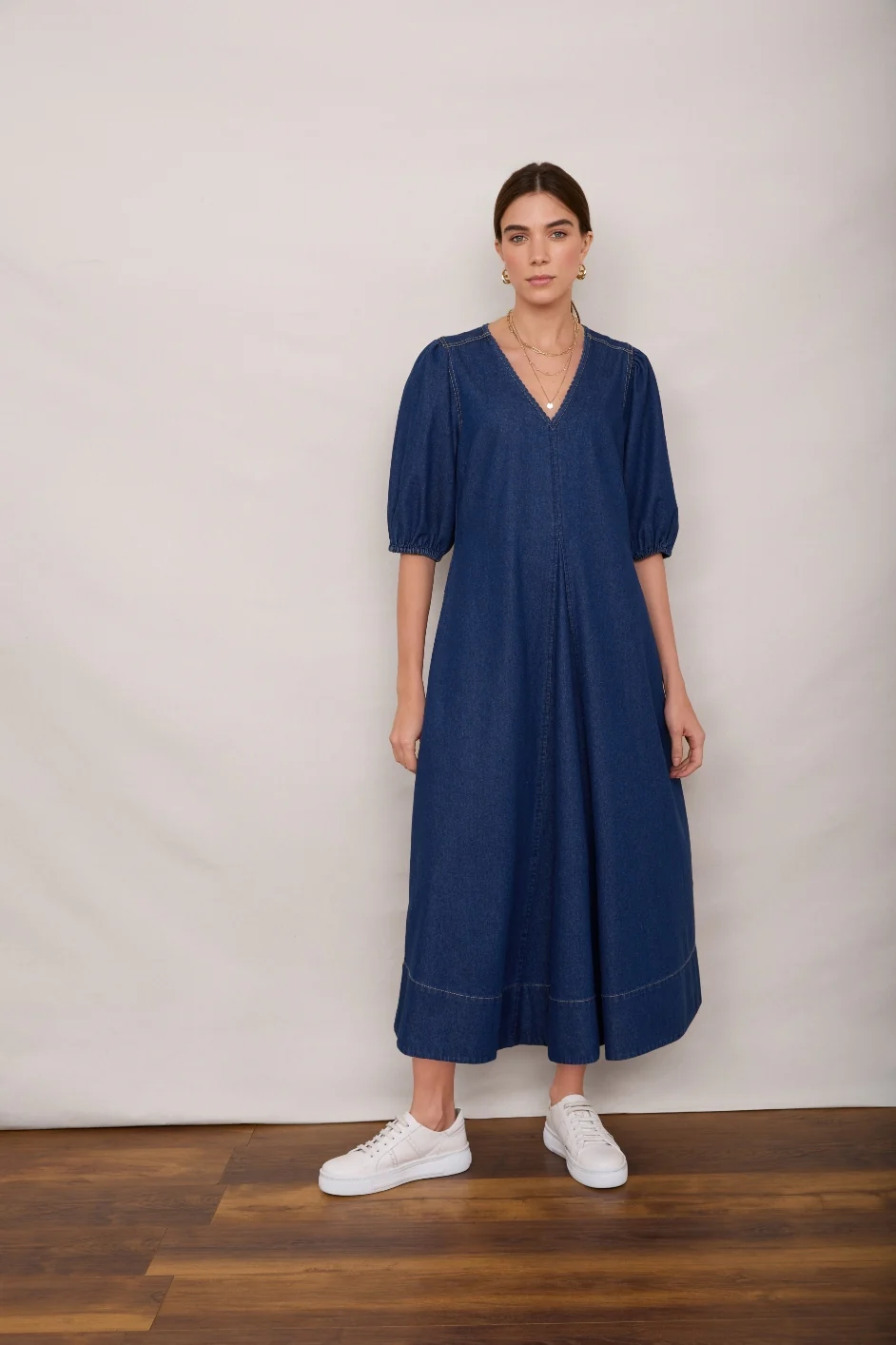 Tamsin Dress - Denim - Image 3