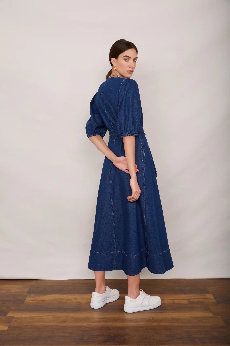 Tamsin Dress - Denim - Image 4