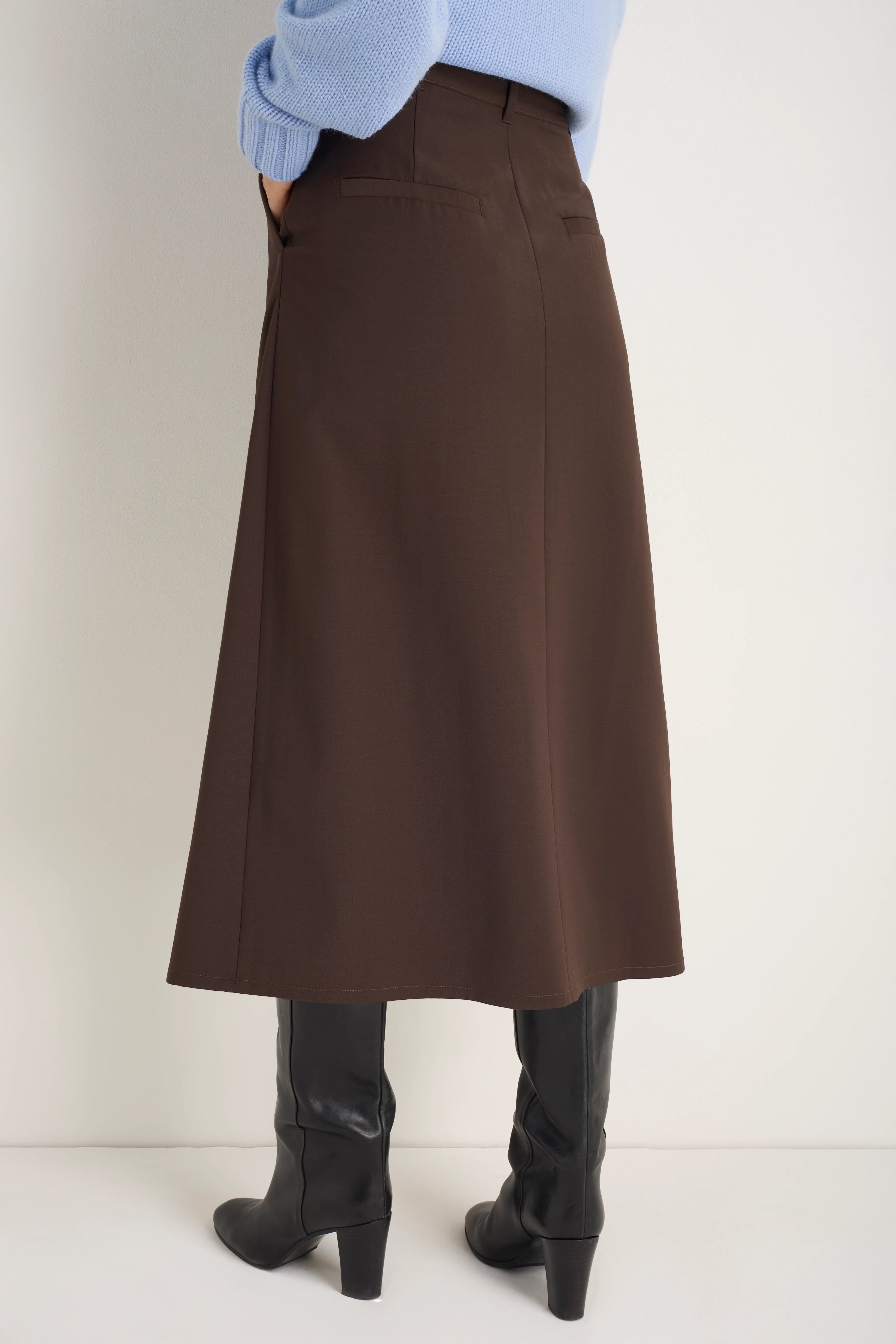 Tara Skirt - Cocoa - Image 4