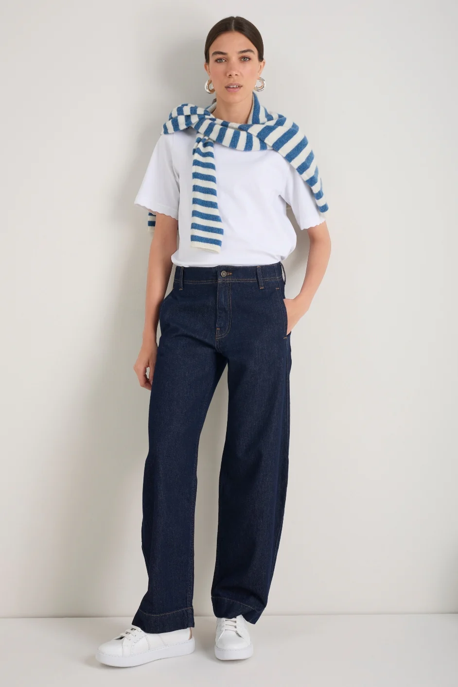 Thalia Barrel Jean - Rinse Wash - Image 3