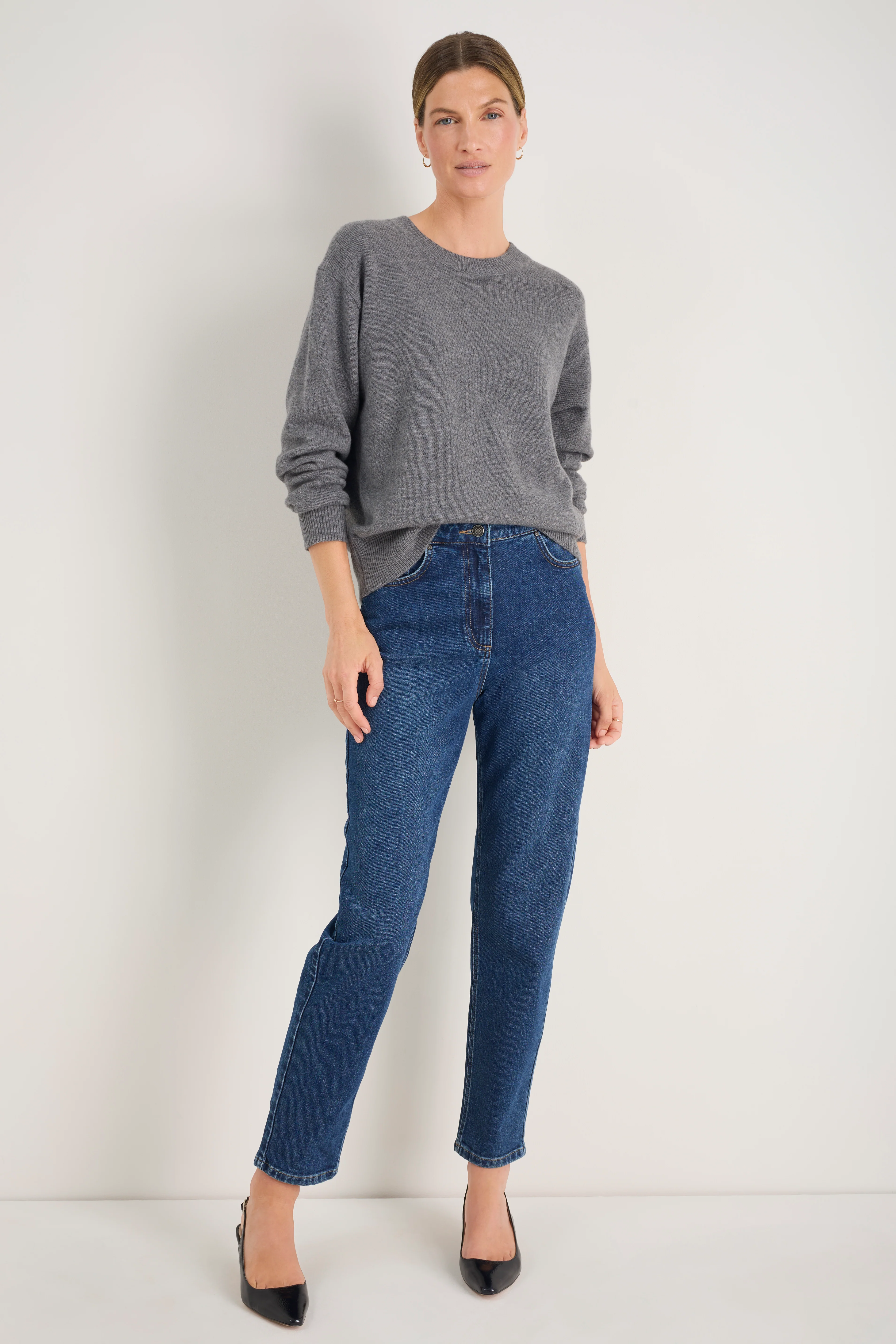 Theo Jumper - Charcoal Grey - Image 3