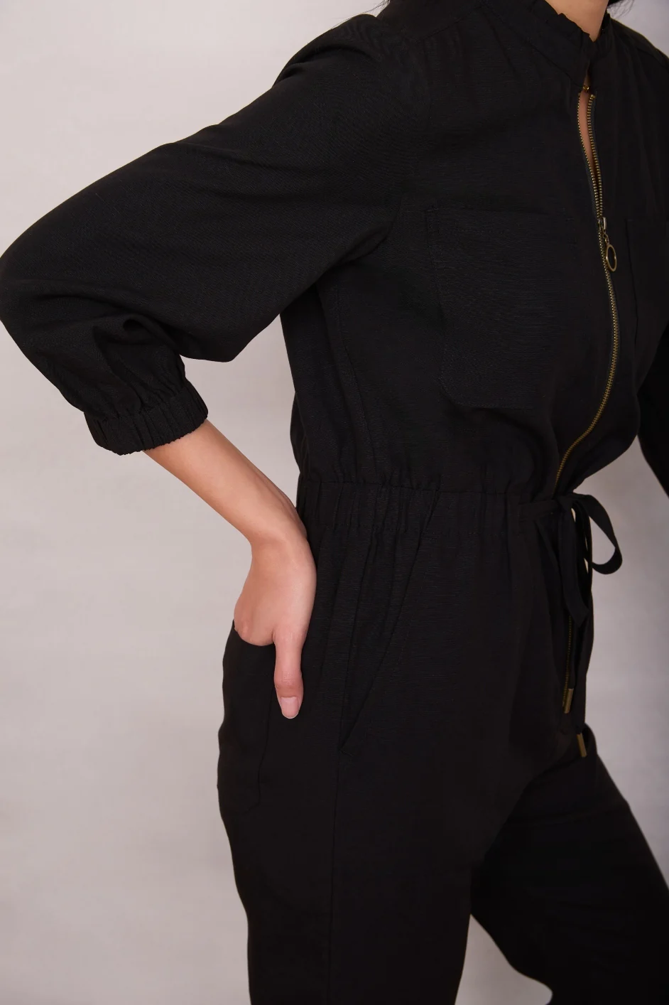 Ula Jumpsuit - Black - Image 4