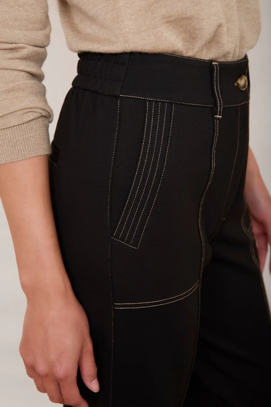 Val Ponte Trouser - Black - Image 3