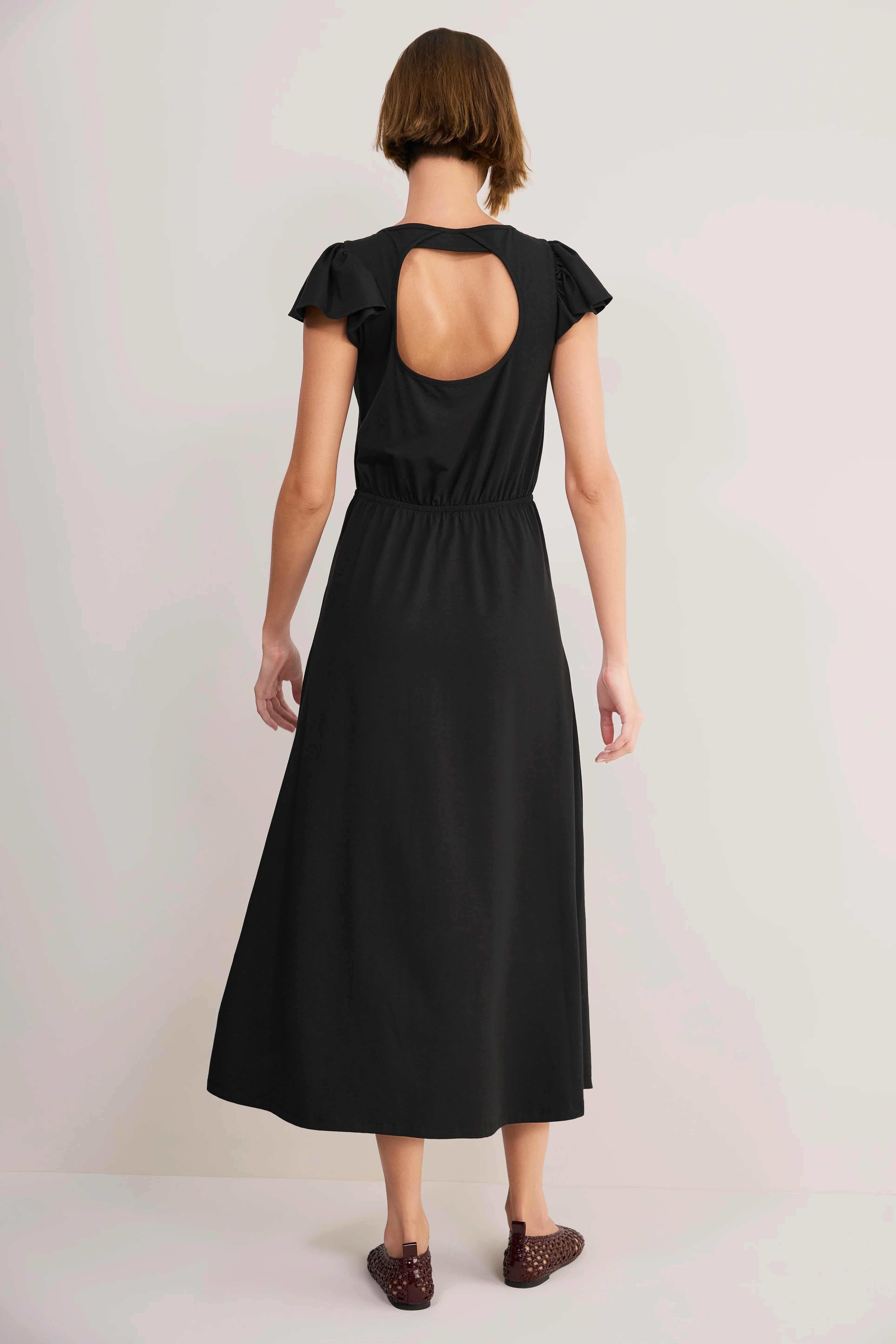 Virginia Jersey Dress - Black - Image 4