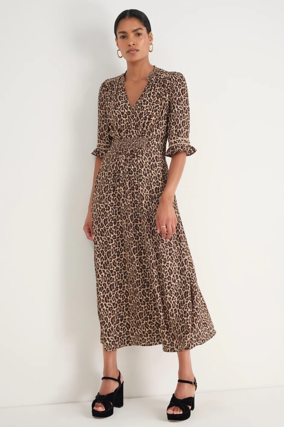 Vivien Dress - Leopard