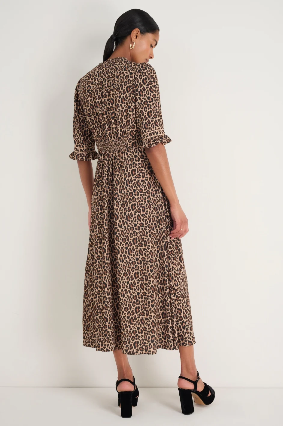Vivien Dress - Leopard - Image 3