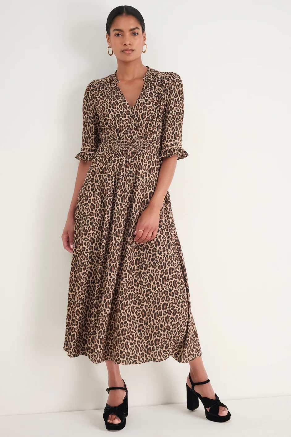 Vivien Dress - Leopard - Image 4