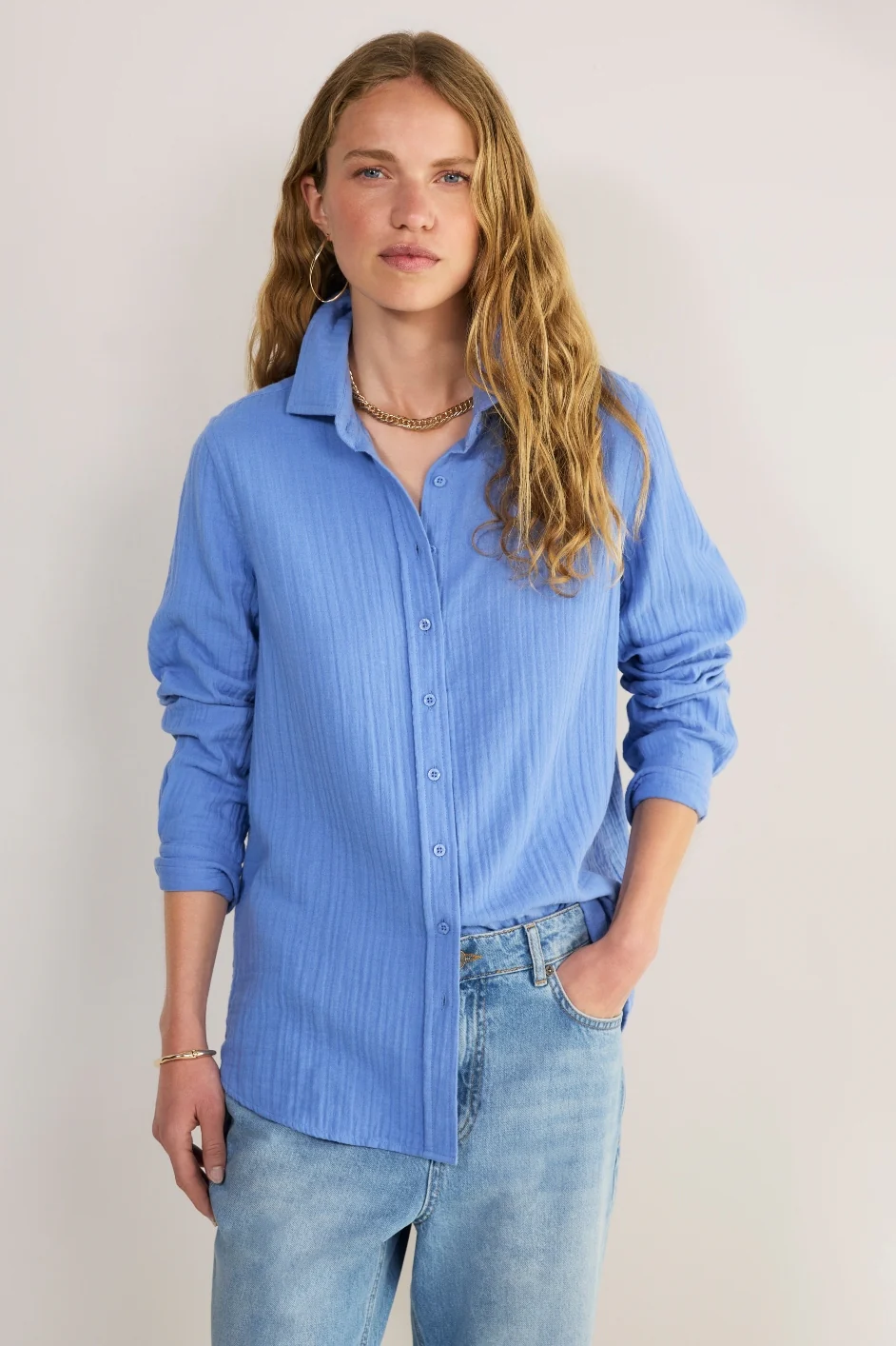 Willow Shirt - Riviera Blue - Image 4