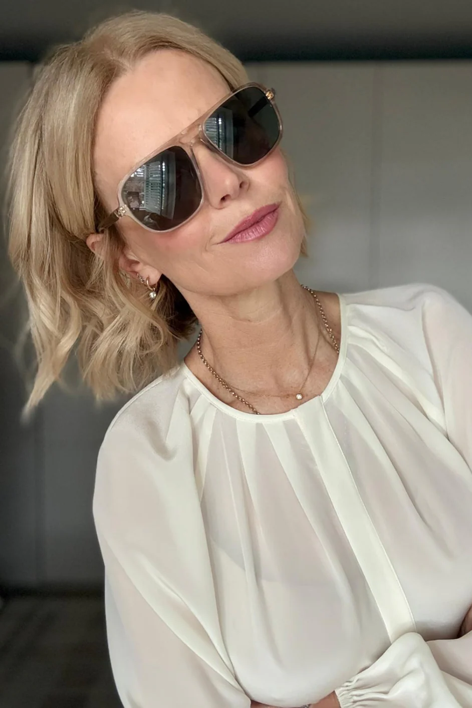 WYSE x FINLAY Ledbury Sunglasses - Champagne - Image 2