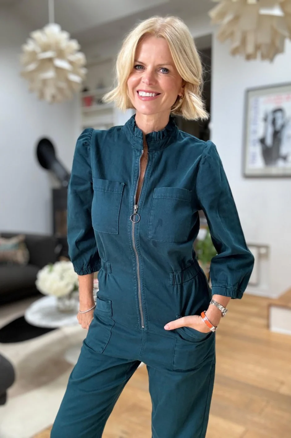 Zoe Jumpsuit - Teal - Image 6