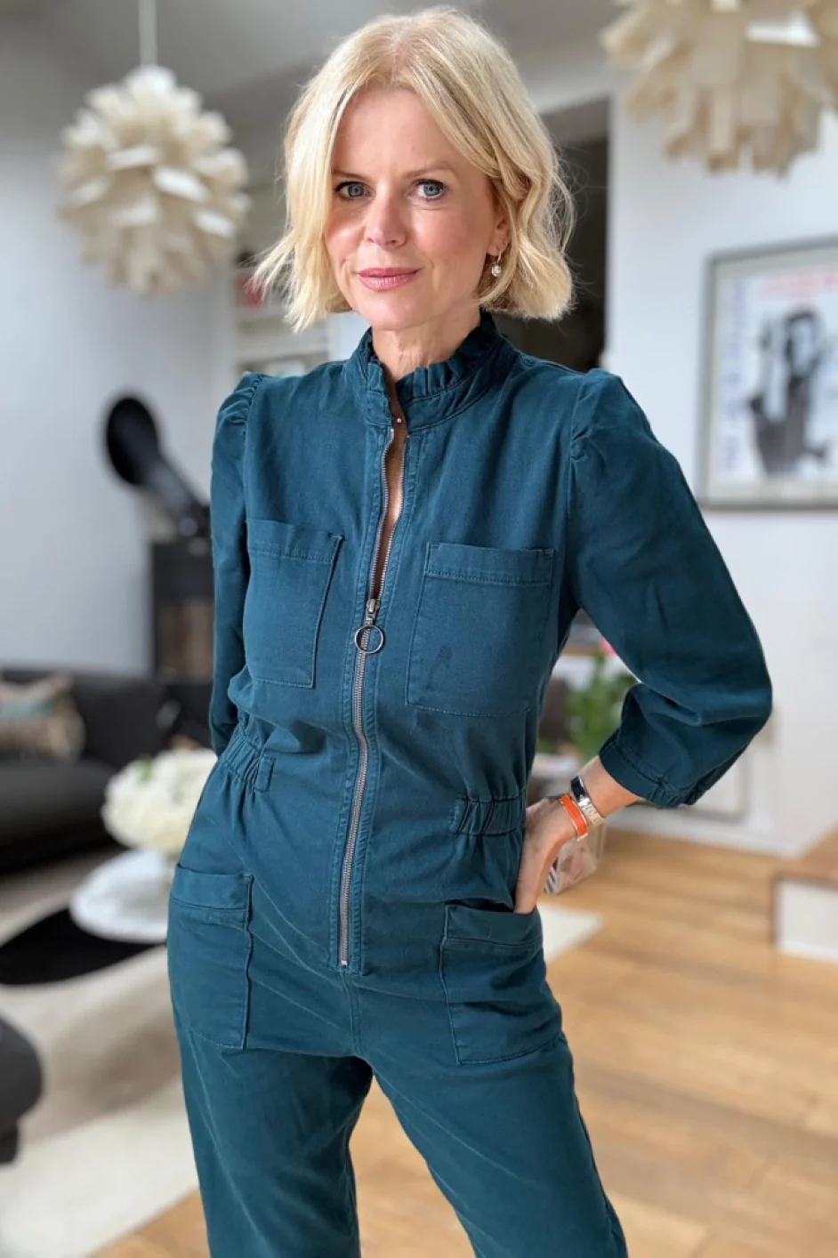 Zoe Jumpsuit - Teal - Image 8